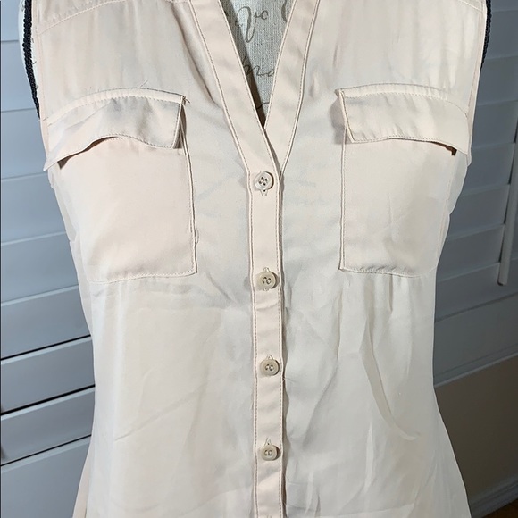 NY&C wear to work sleeveless top - Nude/beige M - Picture 2 of 3